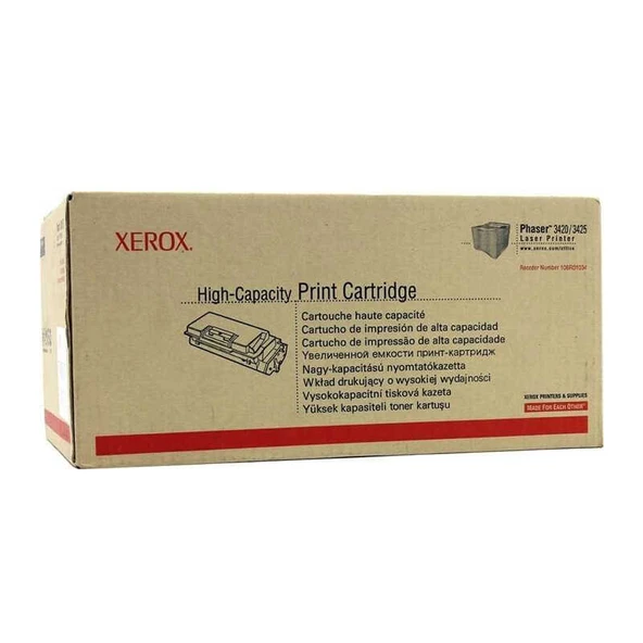 Xerox Phaser 3420-106R01034 Yüksek Kapasiteli Orijinal Toner - Resim 2