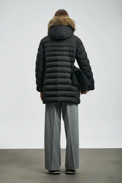 Lufian 122120049 Elıt Kaz Tüyü Kadın Mont - Resim 7