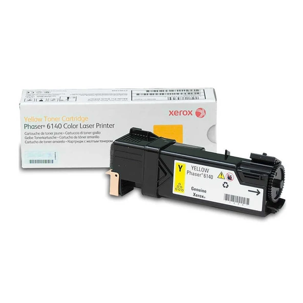 Xerox Phaser 6140-106R01483 Sarı Orijinal Toner ürün görseli