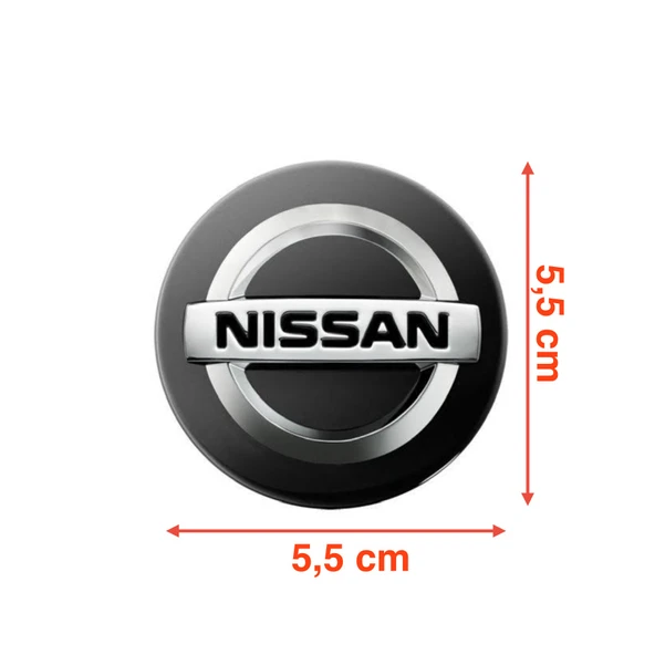 Nıssan Jant Göbek Qashqai 14-17/Micra 14-17/Note 14-17/Juke 14-17/X-trail 14-17 (5,5 Cm) - 1