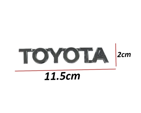 Toyota Yazı Yaris 06-10 Arka (Toyota Yazısı) - 1