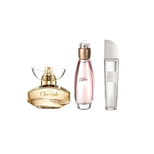 Avon Cherish 50 ml Kadın Edp+Avon Purblanca 50 ml Kadın Edt+Avon Celebre 50 ml Kadın Edt 3lü Set ürün görseli