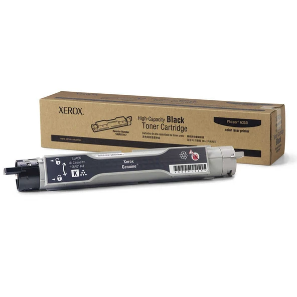 Xerox Phaser 6350-106R01147 Siyah Yüksek Kapasiteli Orijinal Toner - Resim 2