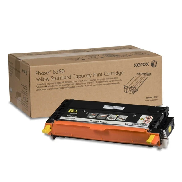 Xerox Phaser 6280-106R01390 Sarı Orijinal Toner ürün görseli