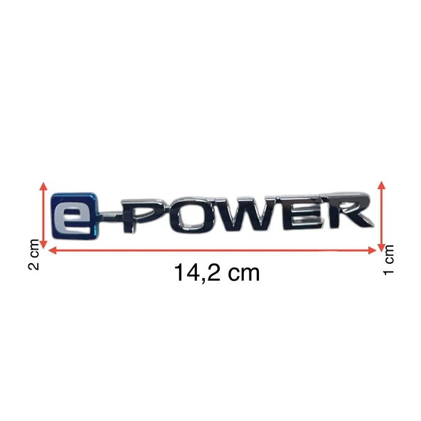Nıssan Yazı Qashqai 21-24 Kapı Ön Sol/Sağ (E-power Yazısı) - 1