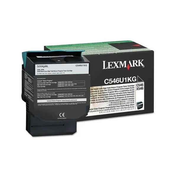 Lexmark C546-C546U1KG Siyah Orijinal Toner Extra Yüksek Kapasiteli - Resim 2