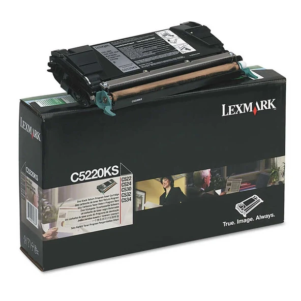 Lexmark C522-C5220KS Siyah Orijinal Toner ürün görseli