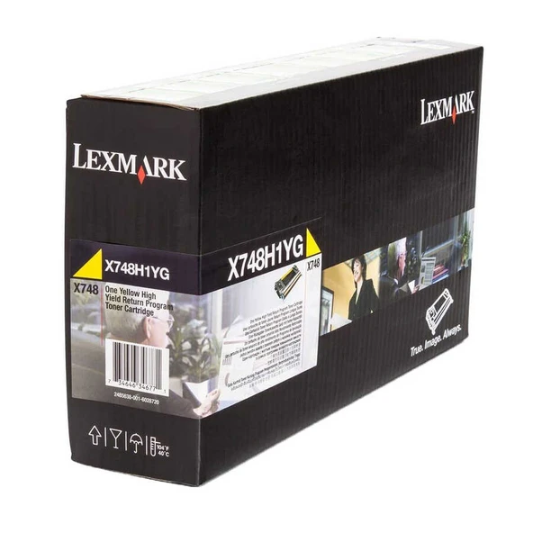 Lexmark X748-X748H1YG Sarı Yüksek Kapasiteli Orijinal Toner ürün görseli