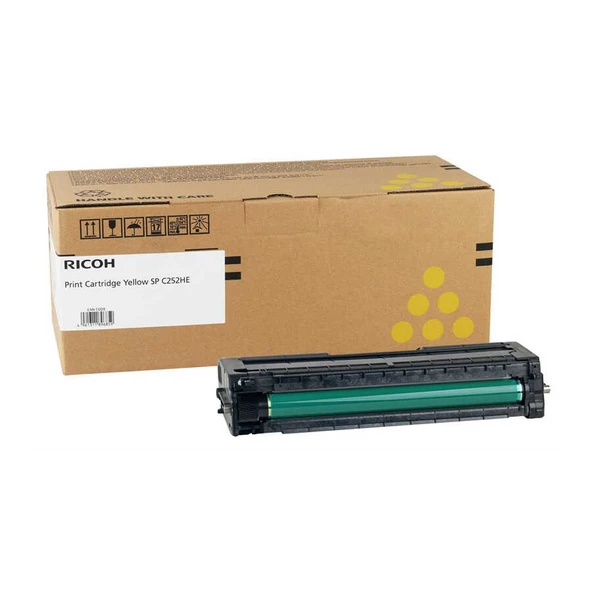 Ricoh SP-C252 Sarı Yüksek Kapasiteli Orijinal Toner ürün görseli