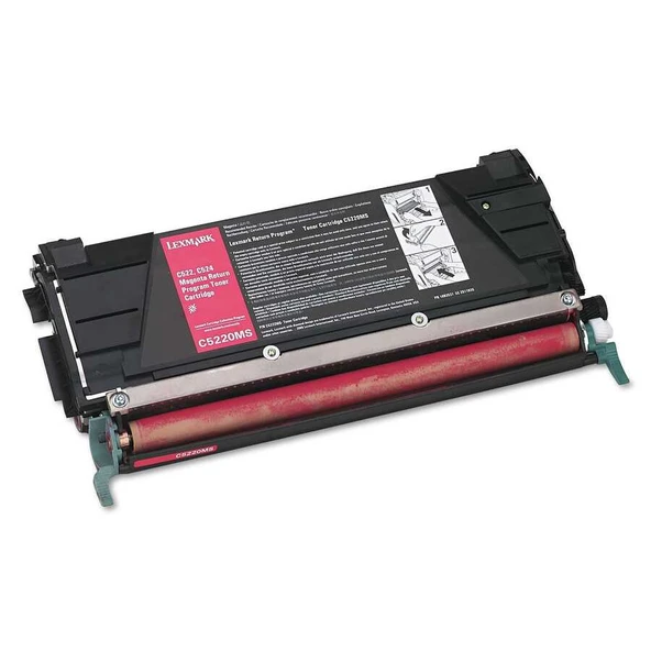 Lexmark C522-C5220MS Kırmızı Orijinal Toner - Resim 2