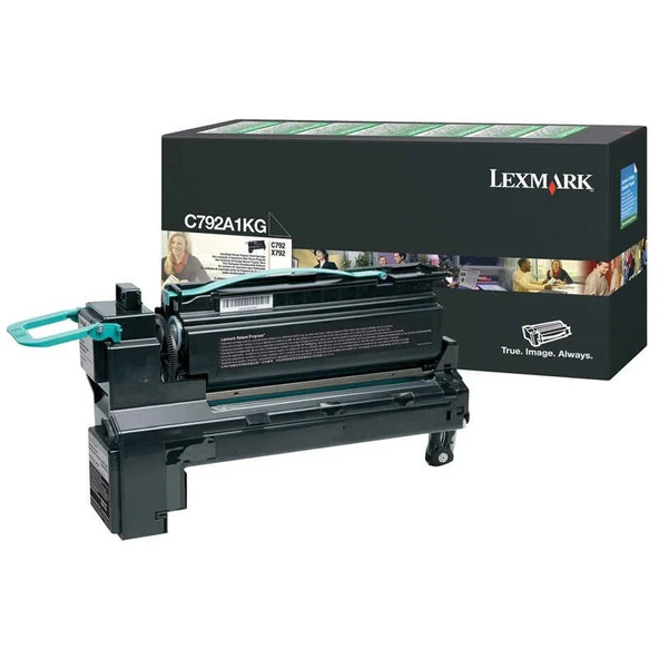 Lexmark C792-C792A1KG Siyah Orijinal Toner ürün görseli 1