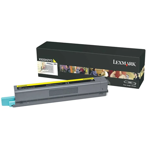 Lexmark X925-X925H2YG Sarı Orijinal Toner - Resim 2