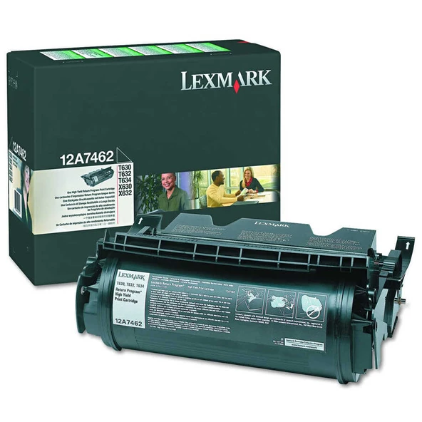 Lexmark T630-12A7462 Yüksek Kapasiteli Orijinal Toner ürün görseli