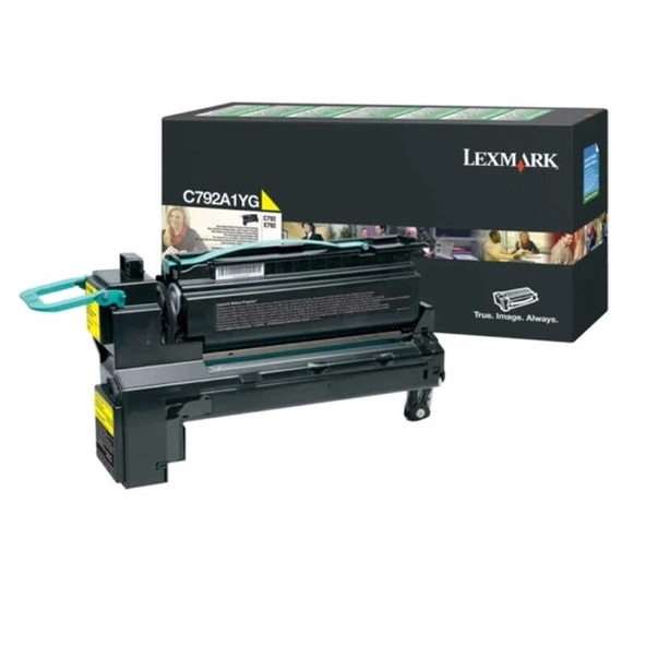 Lexmark C792-C792A1YG Sarı Orijinal Toner ürün görseli 1