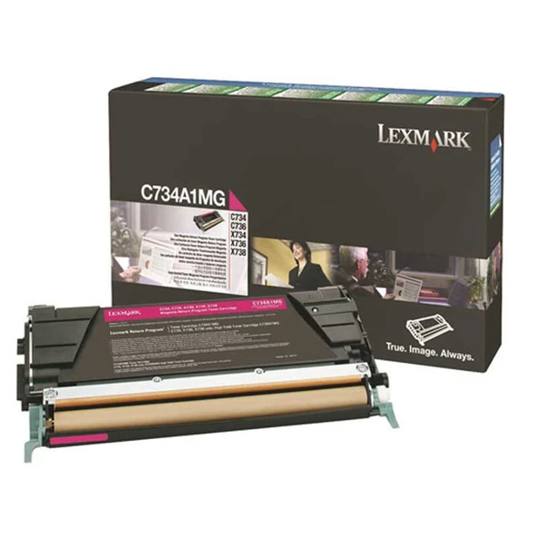 Lexmark C734-C734A1MG Kırmızı Orijinal Toner ürün görseli
