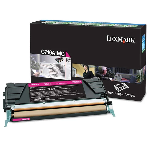 Lexmark C746-C746A1MG Kırmızı Orijinal Toner ürün görseli