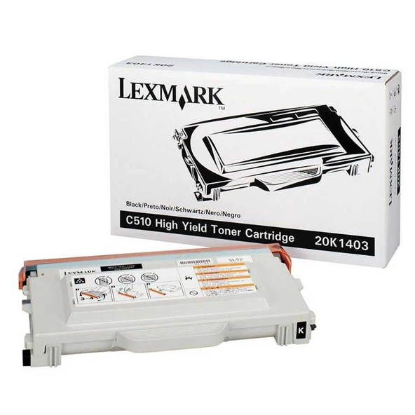 Lexmark C510-20K1403 Siyah Orijinal Toner ürün görseli