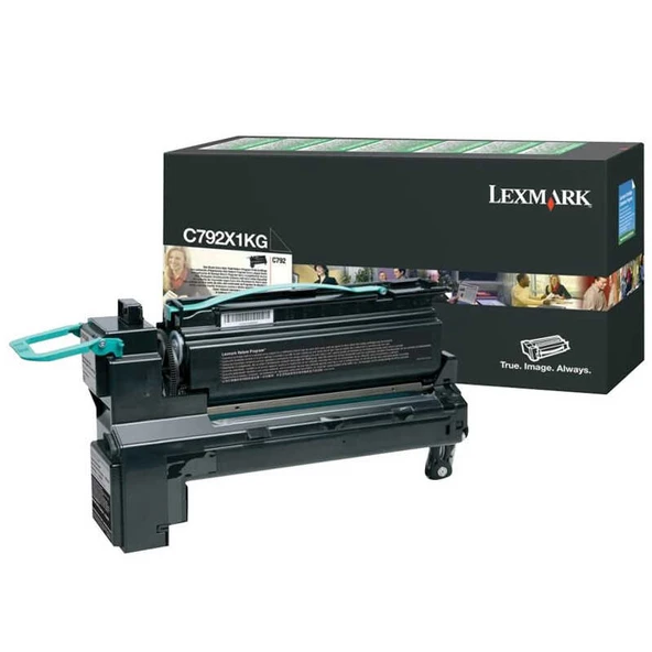 Lexmark C792-C792X1KG Siyah Yüksek Kapasiteli Orijinal Toner ürün görseli