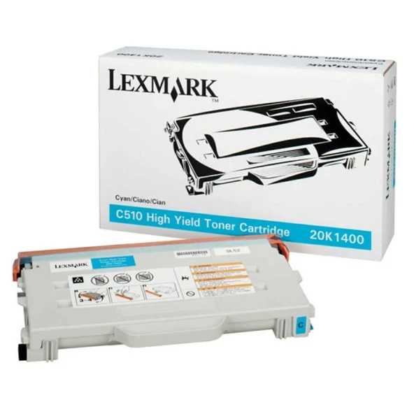 Lexmark C510-20K1400 Mavi Orijinal Toner ürün görseli