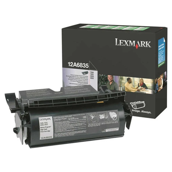 Lexmark T520-12A6835 Yüksek Kapasiteli Orijinal Toner - Resim 2