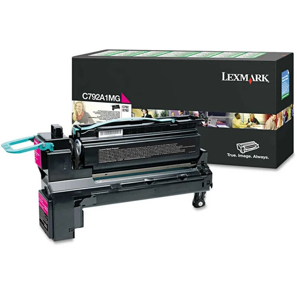 Lexmark C792-C792A1MG Kırmızı Orijinal Toner - Resim 2
