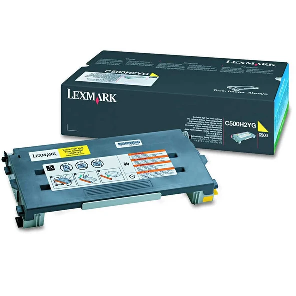 Lexmark C500-C500H2YG Sarı Orijinal Toner ürün görseli