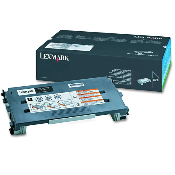 Lexmark C500-C500H2KG Siyah Orijinal Toner - Resim 2