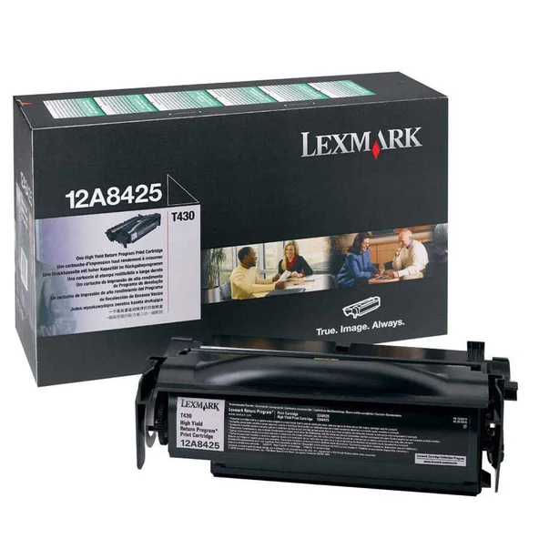 Lexmark T430-12A8425 Yüksek Kapasiteli Orijinal Toner ürün görseli