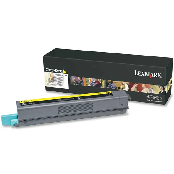Lexmark C925-C925H2YG Sarı Orijinal Toner - Resim 2