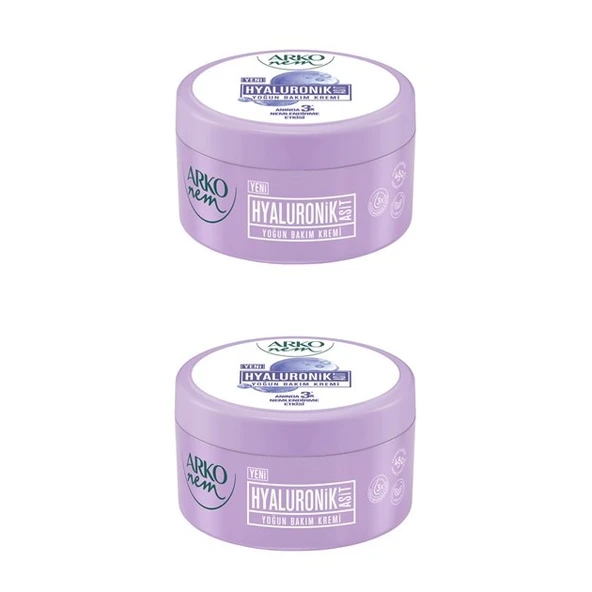 Arko Nem, Hyaluronik Asit, Yoğun Bakım, El ve Vücut Kremi - 250 ml x 2 Adet ürün görseli