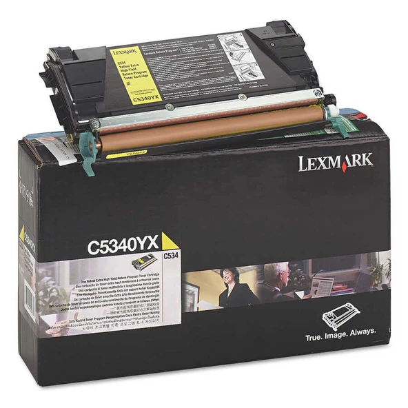 Lexmark C534-C5340YX Sarı Orijinal Toner Extra Yüksek Kapasiteli ürün görseli