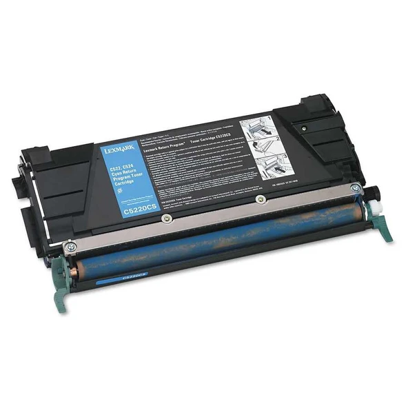 Lexmark C522-C5220CS Mavi Orijinal Toner - Resim 2