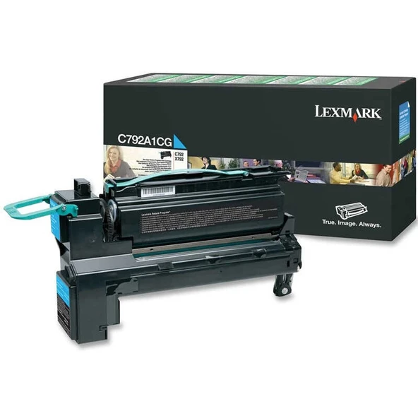 Lexmark C792-C792A1CG Mavi Orijinal Toner ürün görseli 1