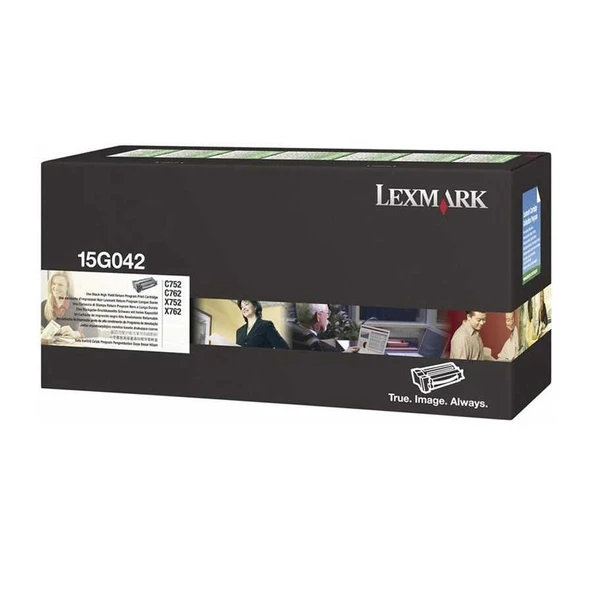 Lexmark C752-15G042M Kırmızı Yüksek Kapasiteli Orijinal Toner ürün görseli