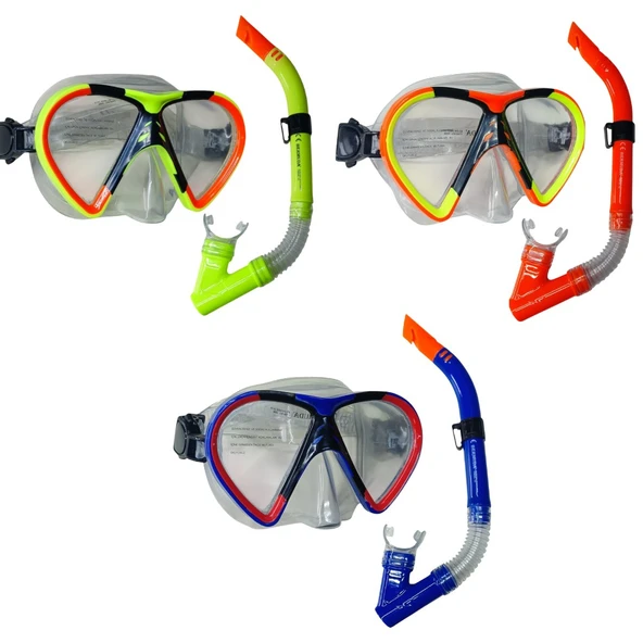 Yetişkin Maske Ve Şnorkel Safari Dalış Seti - 2356A/121CSB - 2