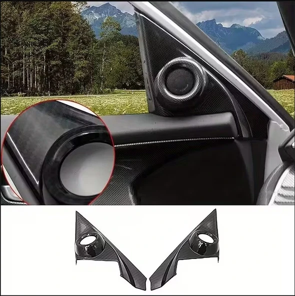 Honda Civic FC5 Twitter Kaplama 2 Parça Karbon 2016 2021 - Resim 4