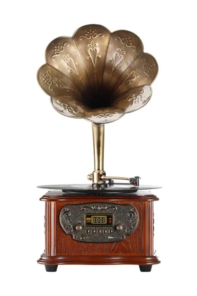 RMJ-209C Gramofon Pikap Radyo Bluetooth Usb Plak Çalar - 2