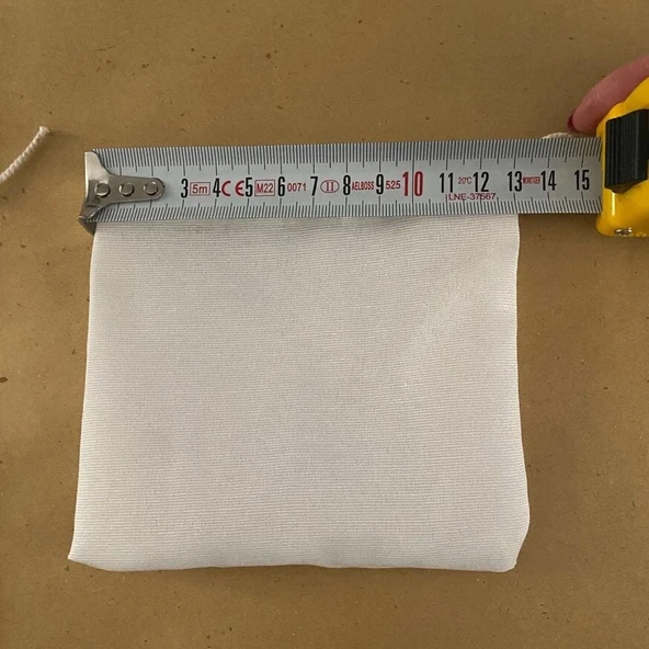 Kına Nikah Düğün Organizasyon Kuruyemiş, Çerez Şeker  ve Hediye Fidan Bez  Torbası Kesesli 7 Lik Saksı İçin (10 Adet)