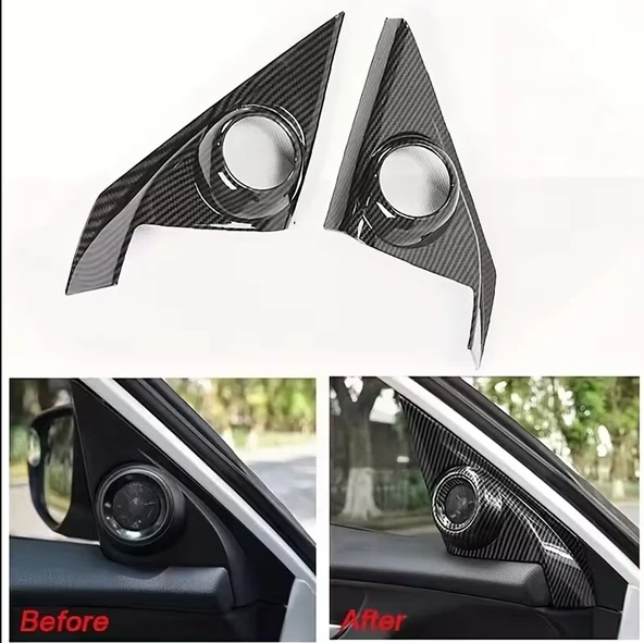 Honda Civic FC5 Twitter Kaplama 2 Parça Karbon 2016 2021 ürün görseli