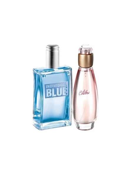 Avon Individual Blue 100 ml Erkek Edt+Avon Celebre 50 ml Kadın Edt ürün görseli