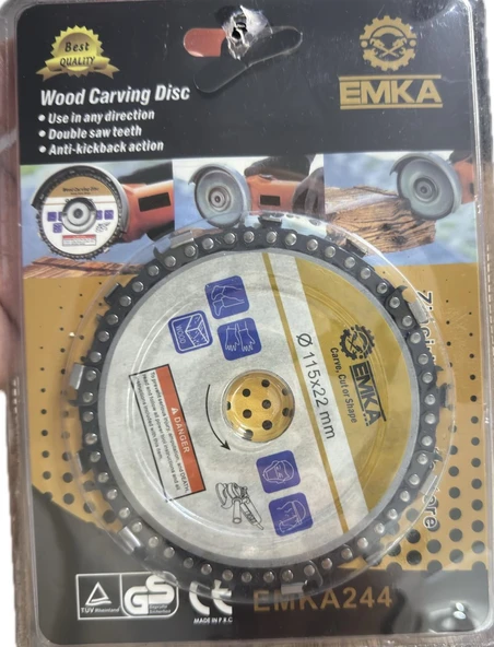 EMKA Ahşap Oyma Diski Zincirli Testere 115 X 22 ürün görseli