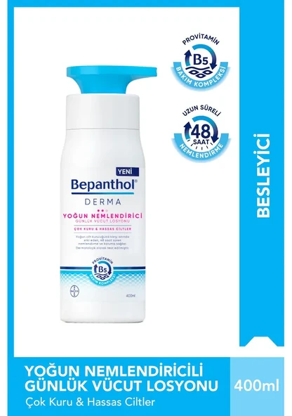 Bepanthol Derma Yoğun Nemlendirici Günlük Vücut Losyonu 400 ml ürün görseli