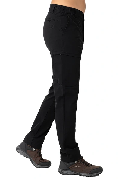 Crozwise Outdoor Düz Paça Erkek Alt Eşofman Siyah 2240 - Resim 2