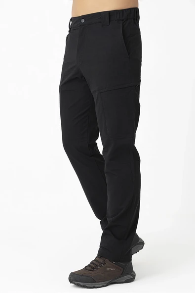 Crozwise Outdoor Düz Paça Erkek Alt Eşofman Siyah 2240 - Resim 3