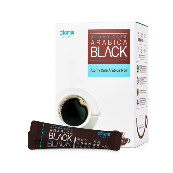 Atomy Kahve Arabica Black 80 Şase 128 Gram