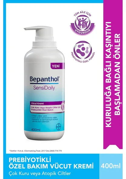 Bepanthol SensiDaily Pompalı Vücut Kremi 400 ml ürün görseli