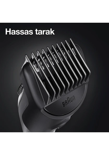 Braun Bt 3322 Ayarlanabilir Taraklı Saç Sakal Şekillendirici - Resim 4
