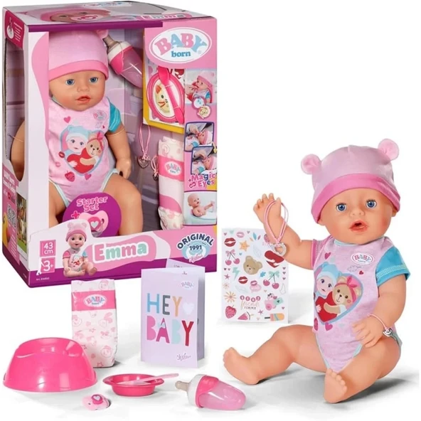 Baby Born Emma Bebeği 43 cm ürün görseli