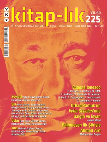 Kitap-lık Sayı 225 Eugène Ionesco Tiyatrosu ürün görseli