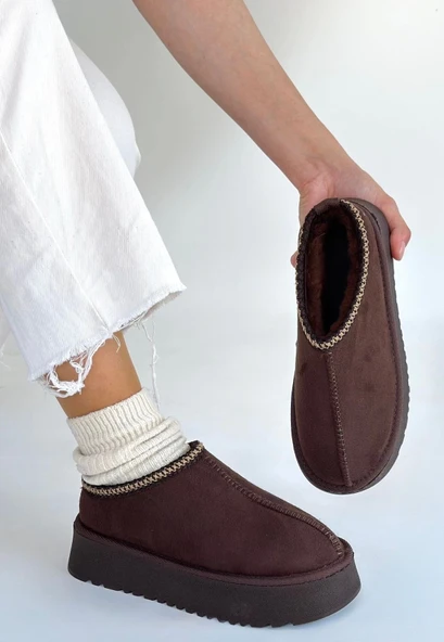 Foyk Kahverengi Süet Bot ürün görseli